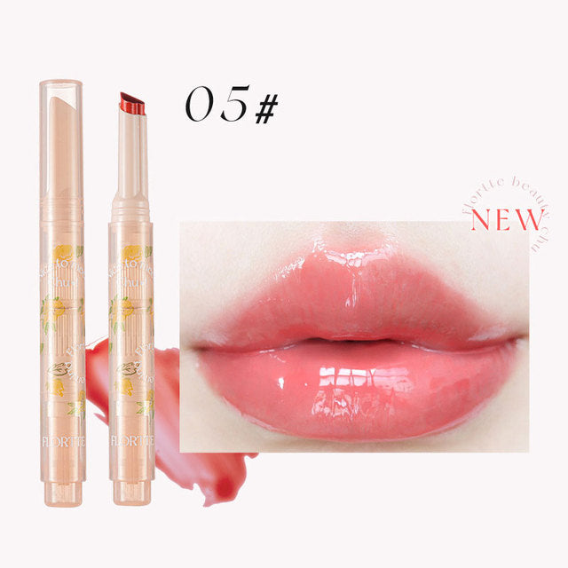 FLORTTE Kiss Love Stick Lipstick Pen with Mirror