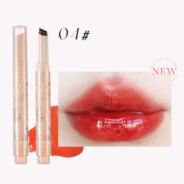 FLORTTE Kiss Love Stick Lipstick Pen with Mirror