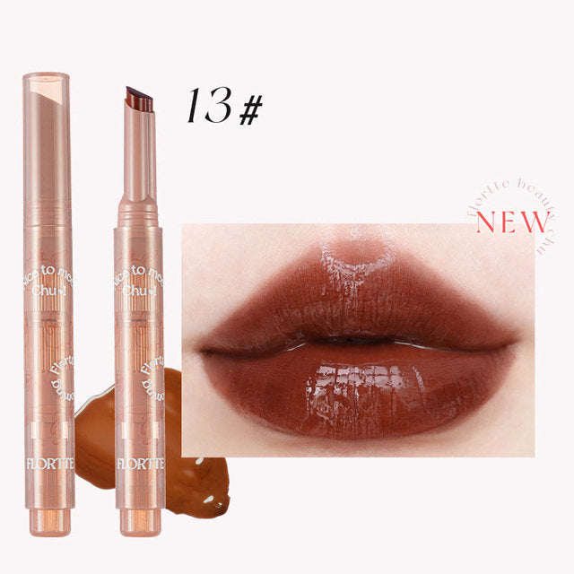 FLORTTE Kiss Love Stick Lipstick Pen with Mirror