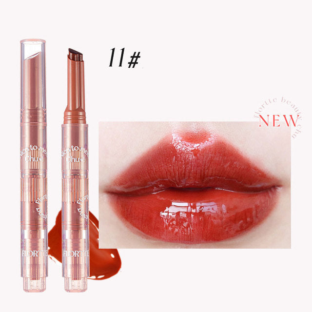 FLORTTE Kiss Love Stick Lipstick Pen with Mirror