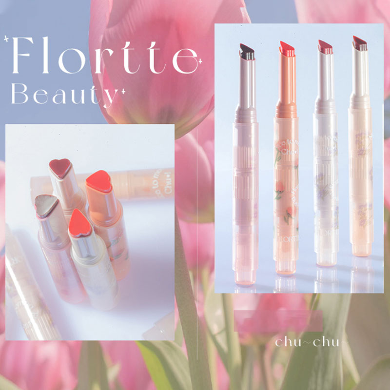 FLORTTE Kiss Love Stick Lipstick Pen with Mirror