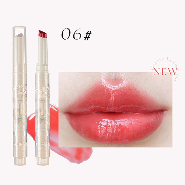FLORTTE Kiss Love Stick Lipstick Pen with Mirror
